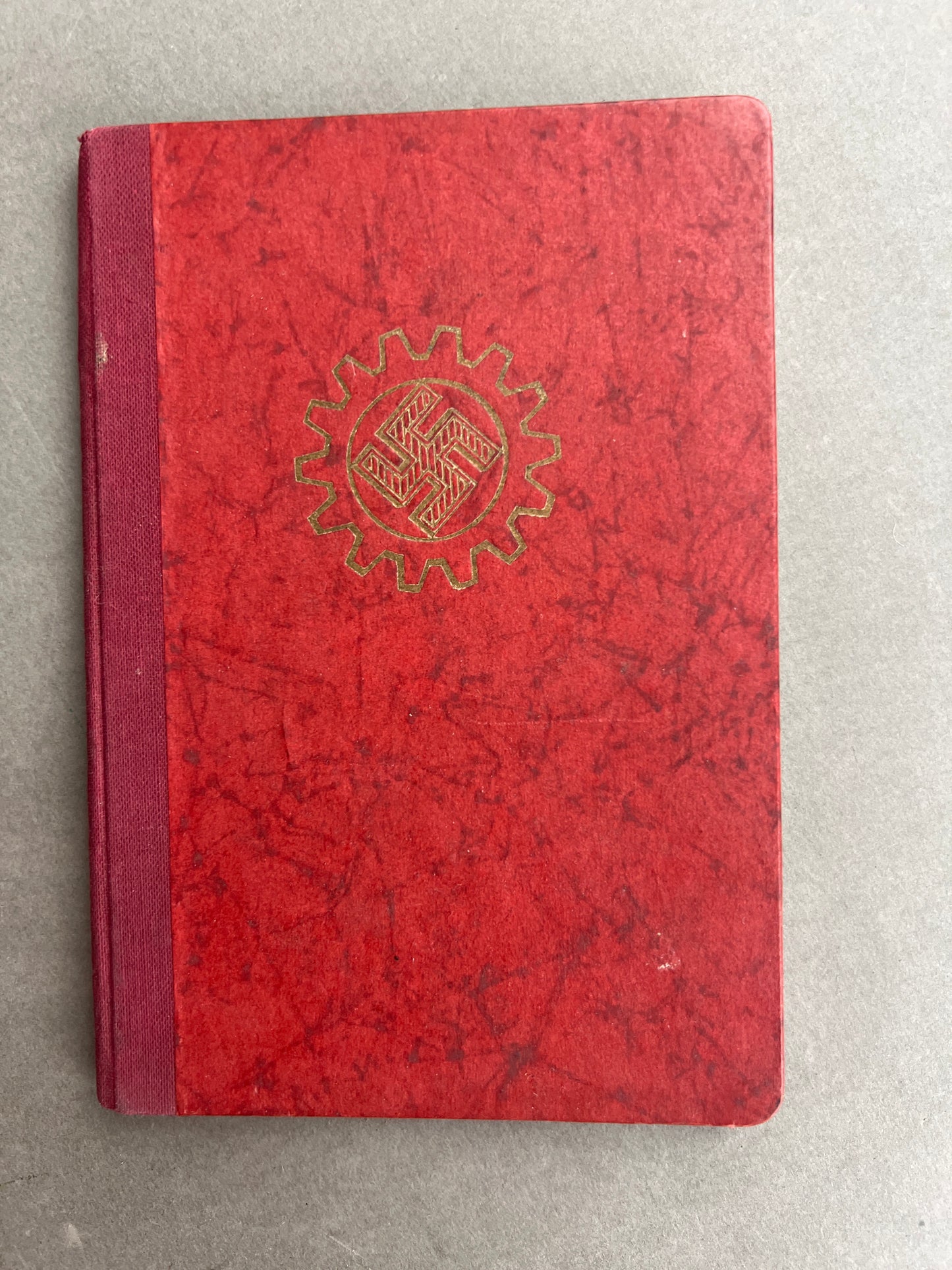 WW2 Tysk DAF Medlemsbog. Original.