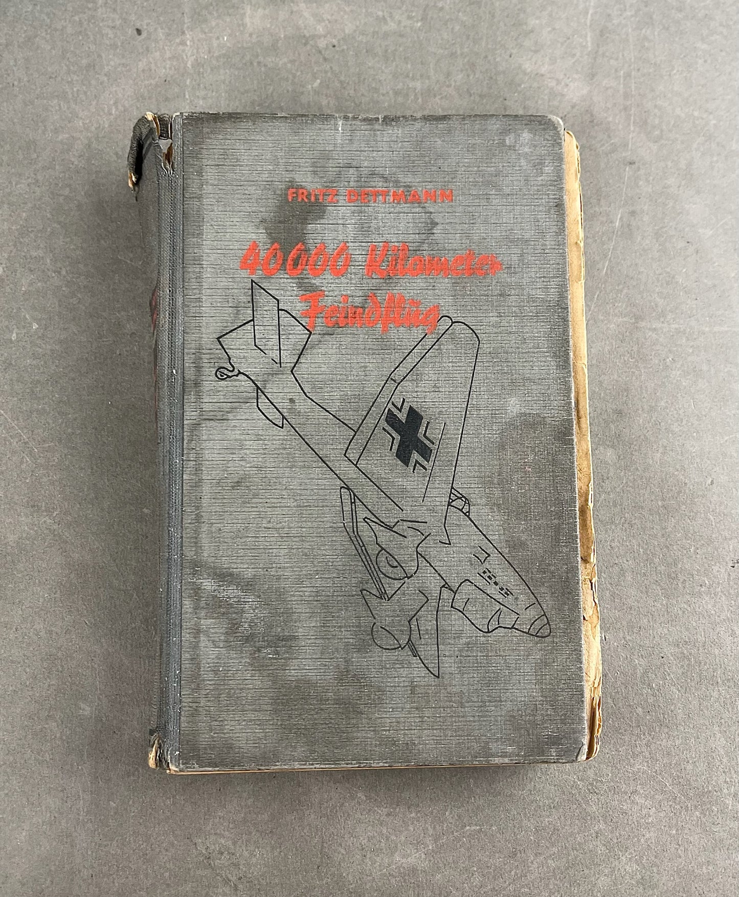 WW2 Tysk Luftwaffe Bog. Original.