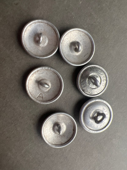 WW2 Tysk Uniformsknapper. 6 stk. Original.