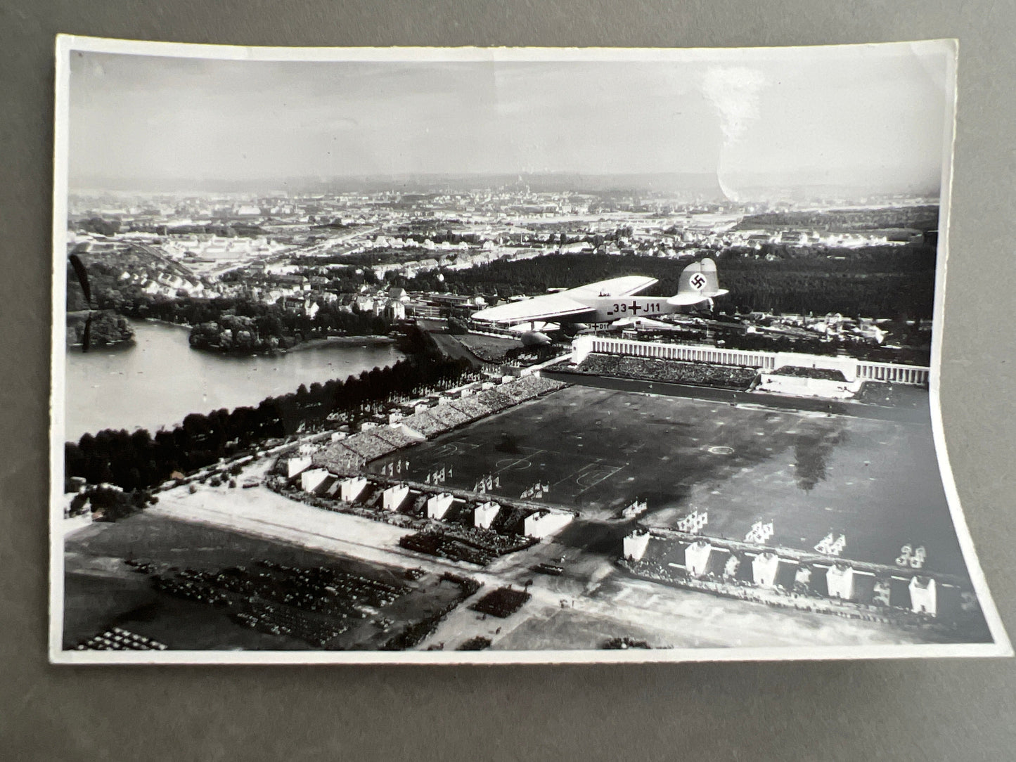 WW2 Tysk Foto. Kuvert-størrelse. Genoptryk.