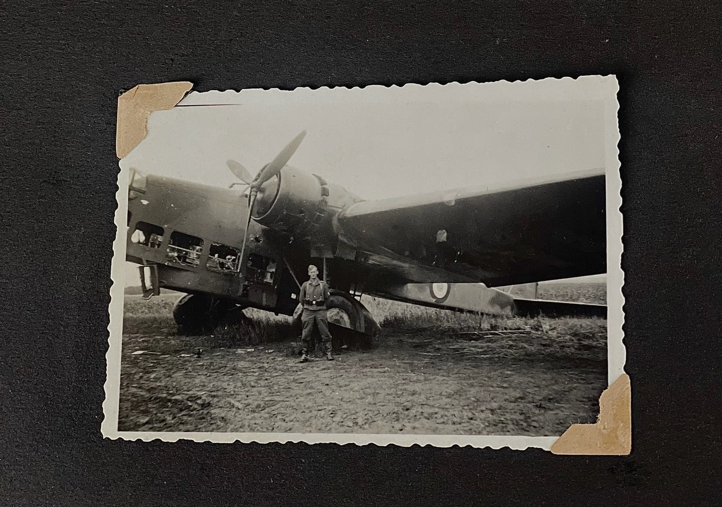 WW2 Tysk Wehrmacht Fotoalbum 1940'erne. MANGE(!) gode billeder fra felttoget i Frankrig. Original.