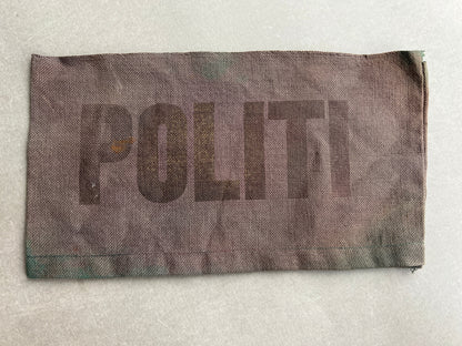 WW2 Dansk "Politi" Armbind fra Befrielsen. Original.