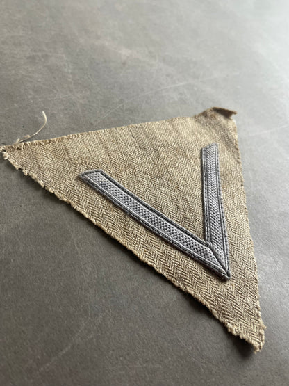 WW2 Tysk Wehrmacht Tropisk Rangvinkel. Ubrugt. Sjælden. Original.