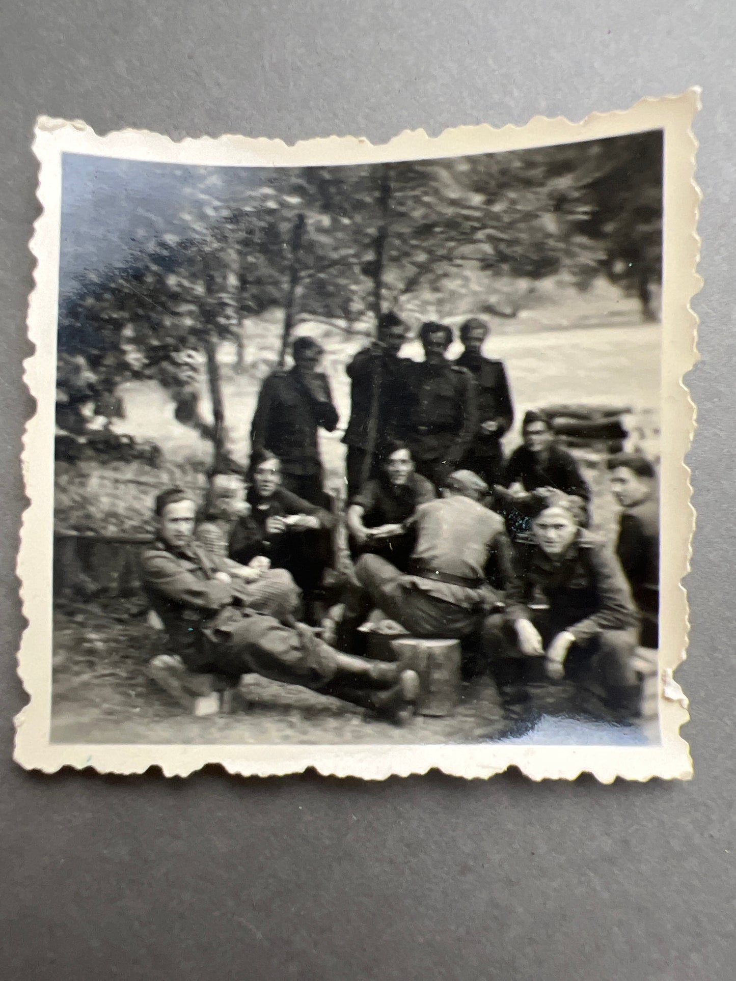 WW2 Tysk Wehrmacht Front Foto. Original.