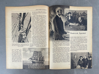 WW2 Dansk Nazistisk "Den Tyske Ugerevy" Blad. Udgivelsen med Schalburg. Original.