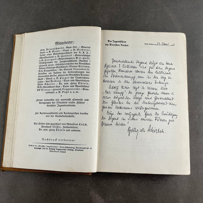 WW2 Tysk Tidlig HJ Instruktionsbog. Fra 1933. Sjælden. Original.
