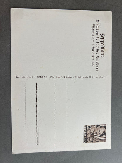 WW2 Tysk NSDAP Postkort. Original.