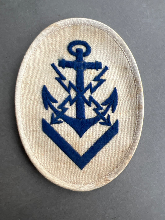 WW2 Tysk Kriegsmarine Specialist Ærmemærke. Med fremstiller. Original.