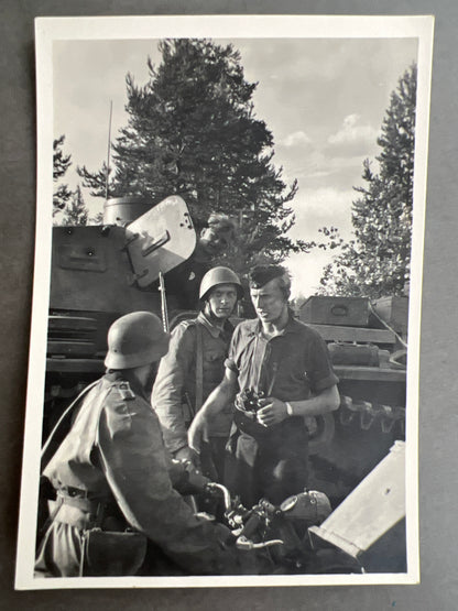 WW2 Tysk Waffen-SS Postkort. Original.