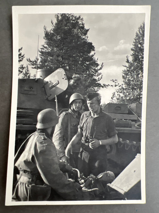 WW2 Tysk Waffen-SS Postkort. Original.
