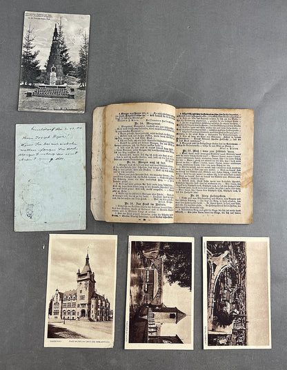 WW1 Tysk Blandet Lot. Original.