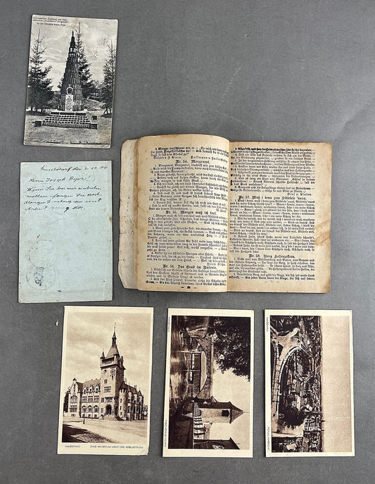 WW1 Tysk Blandet Lot. Original.