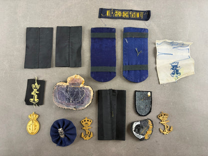 Blandet Militær Marine Lot. Hovedsageligt dansk. Original.