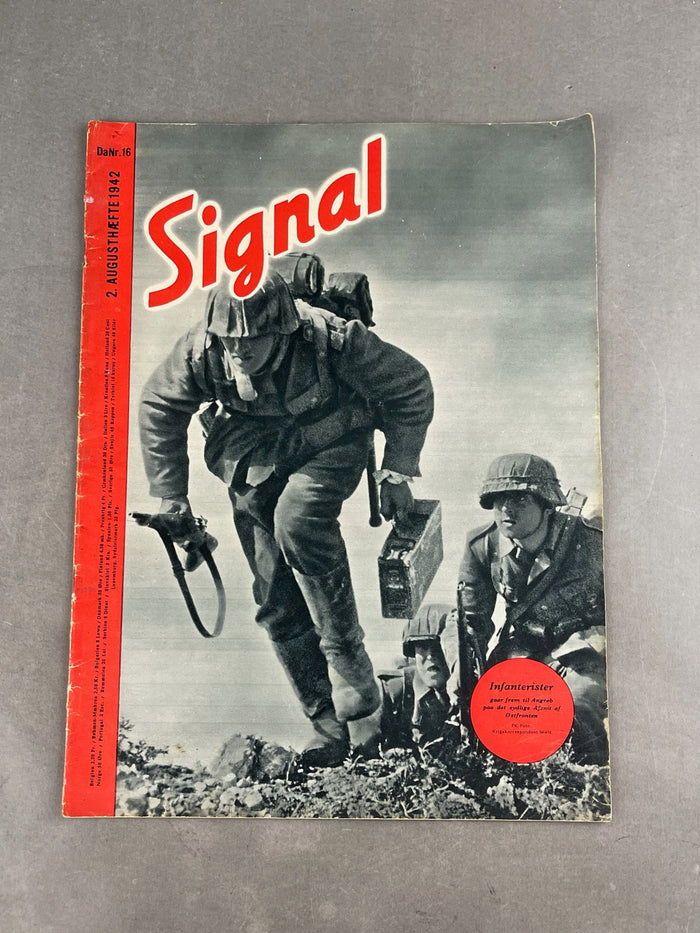 WW2 Tysk Signal Blad. Original.