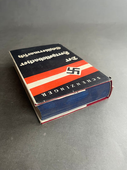 WW2 Tysk HJ Bog. Med Hilsen/Dedikation. Meget tyk. Original.