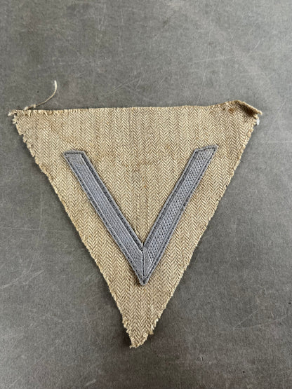 WW2 Tysk Wehrmacht Tropisk Rangvinkel. Ubrugt. Sjælden. Original.