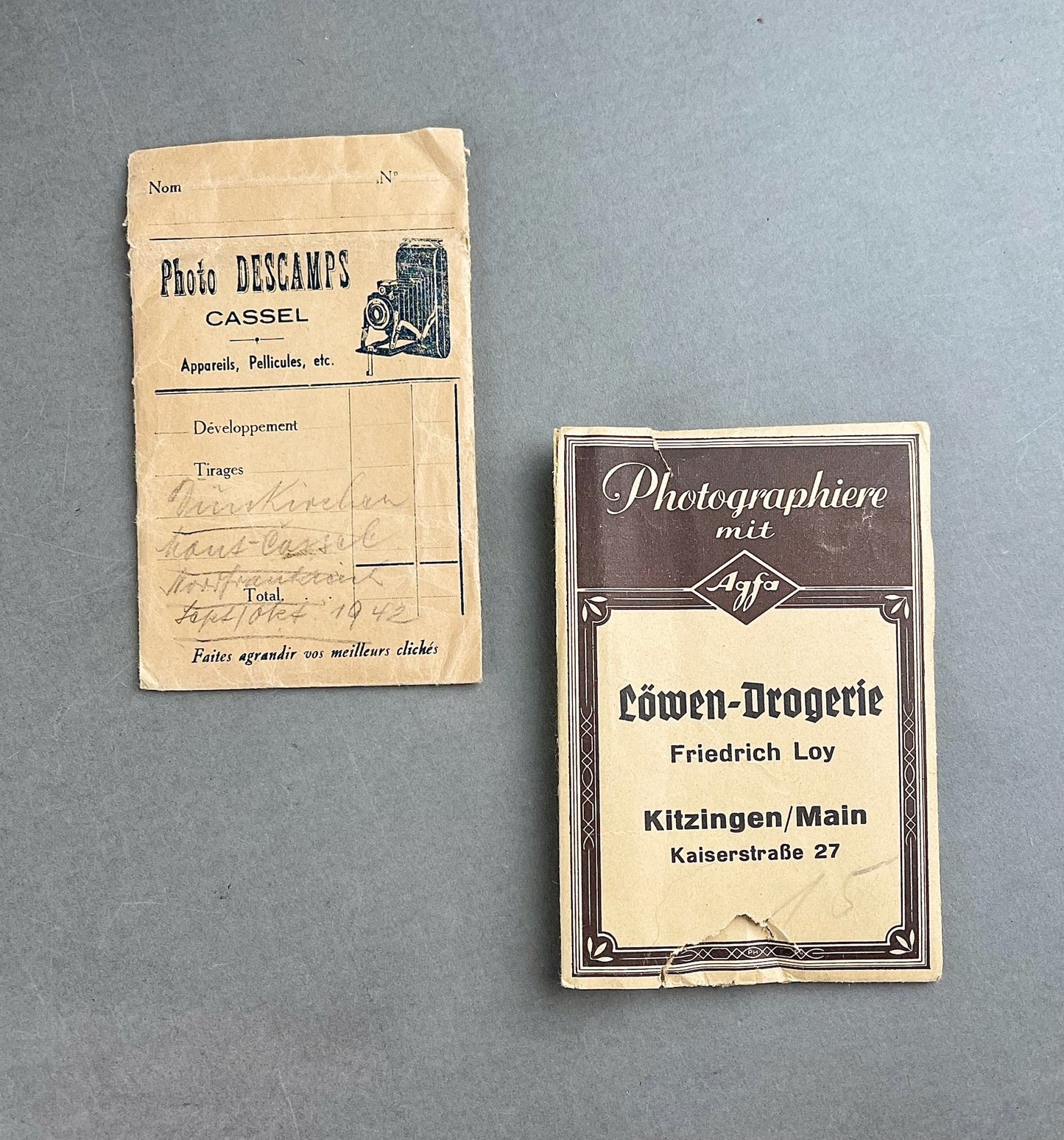 WW2 Tyk Lot af Foto-negativer. Flere gode billeder. Original.