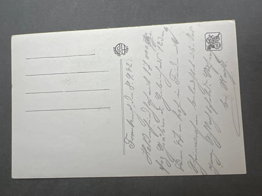 WW2 Fransk/Tysk Postkort. Original.