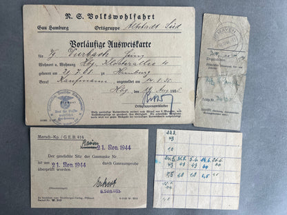 WW2 Tysk Blandet Lot. Original.