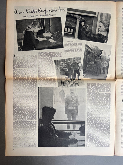 WW2 Tysk/Dansk "Kopenhagener Zeitung" Avis. Original. Original.