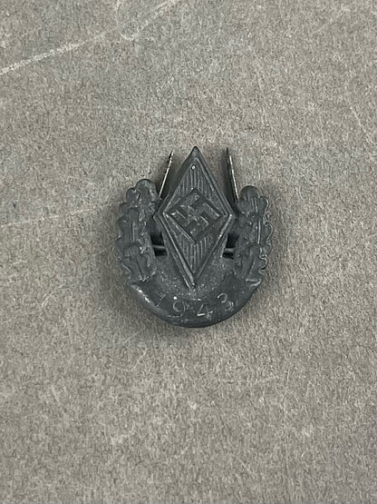 WW2 Tysk HJ Tinnie fra 1943. Original.