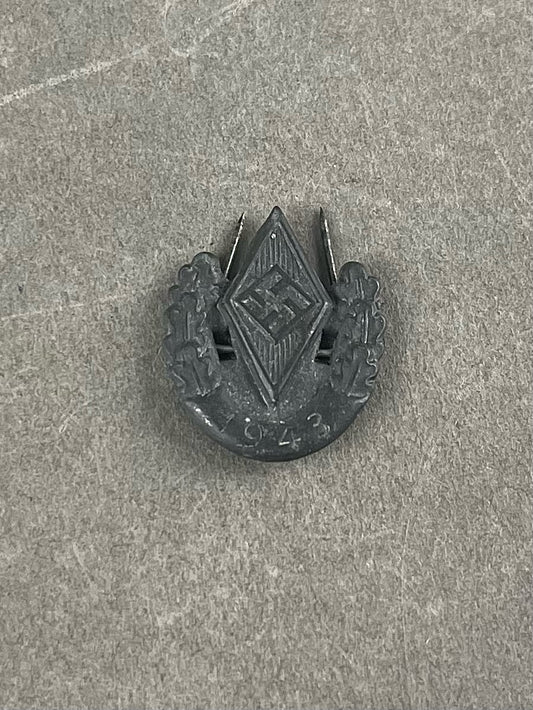 WW2 Tysk HJ Tinnie fra 1943. Original.