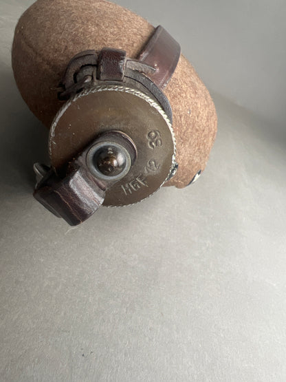 WW2 Tysk Politisk Feltflaske. Godt stemplet med fremstiller og år 1939. Original.