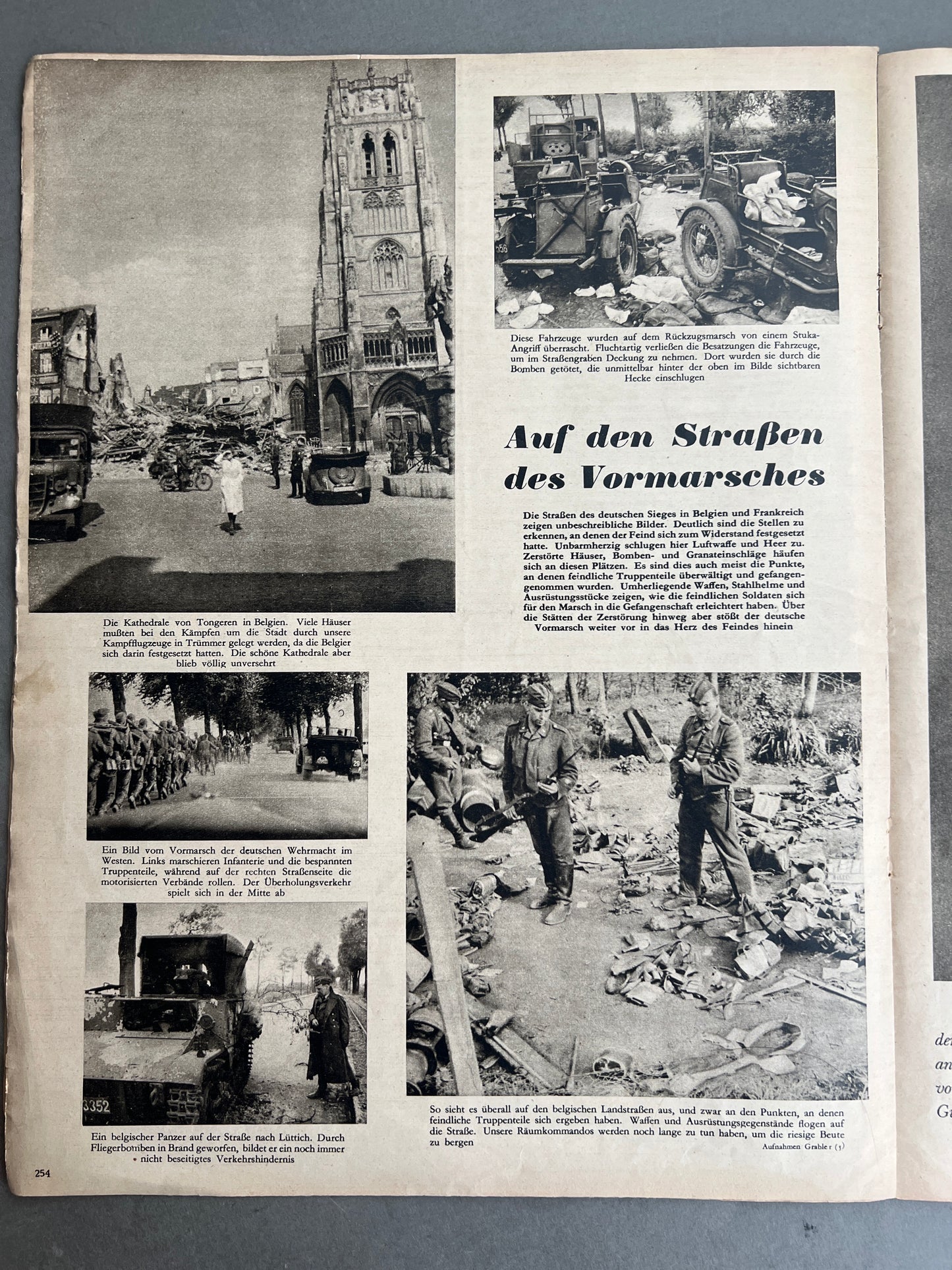 WW2 Tysk Luftwaffe "Der Adler" Blad. Original.