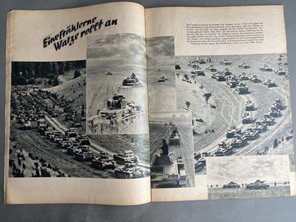 WW2 Tysk "Sieg im Westen" Blad. Stor, større end Signal Blade. Ses ikke tit. Original.