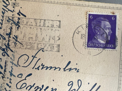 WW2 Tysk Postkort. Original.