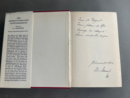 WW2 Tysk HJ Bog. Med Hilsen/Dedikation. Meget tyk. Original.