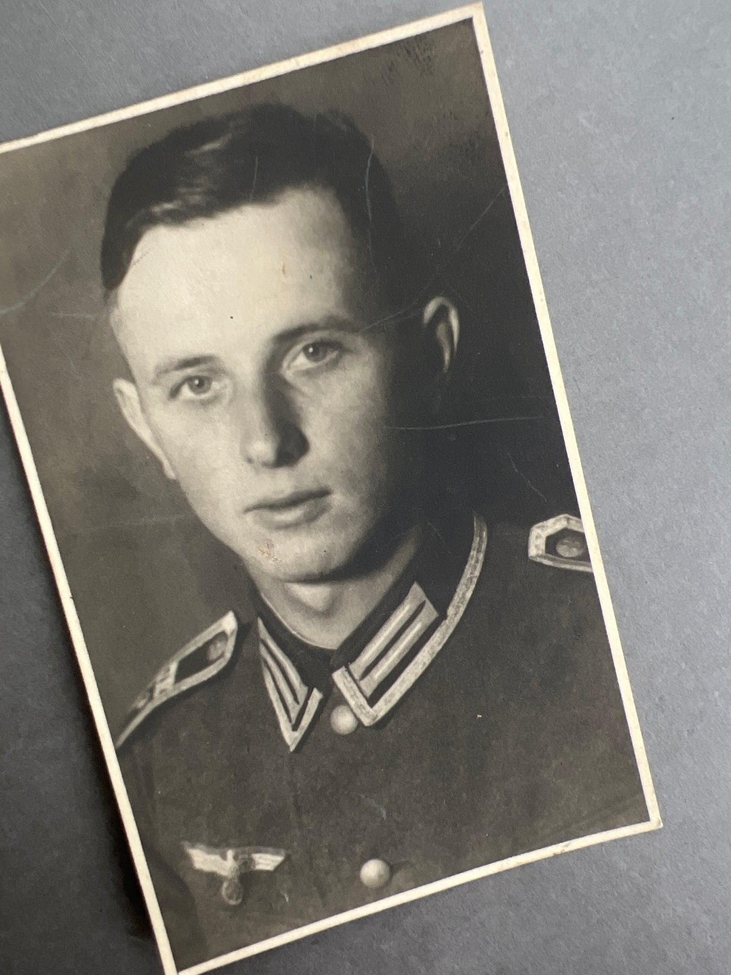 WW2 Tysk Wehrmacht Foto-Postkort. Original.