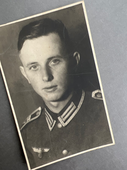 WW2 Tysk Wehrmacht Foto-Postkort. Original.