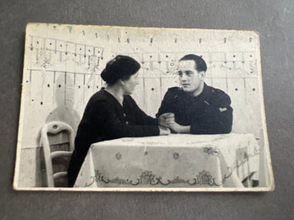 WW2 Tysk Waffen-SS Feldpost og 3 Waffen-SS Fotos. Original.