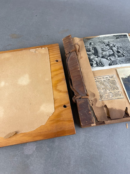 WW2 Amerikansk "Veteran-Album". Interessant. Original.