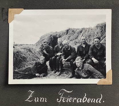 WW2 Tysk Wehrmacht Fotoalbum 1940'erne. MANGE(!) gode billeder fra felttoget i Frankrig. Original.