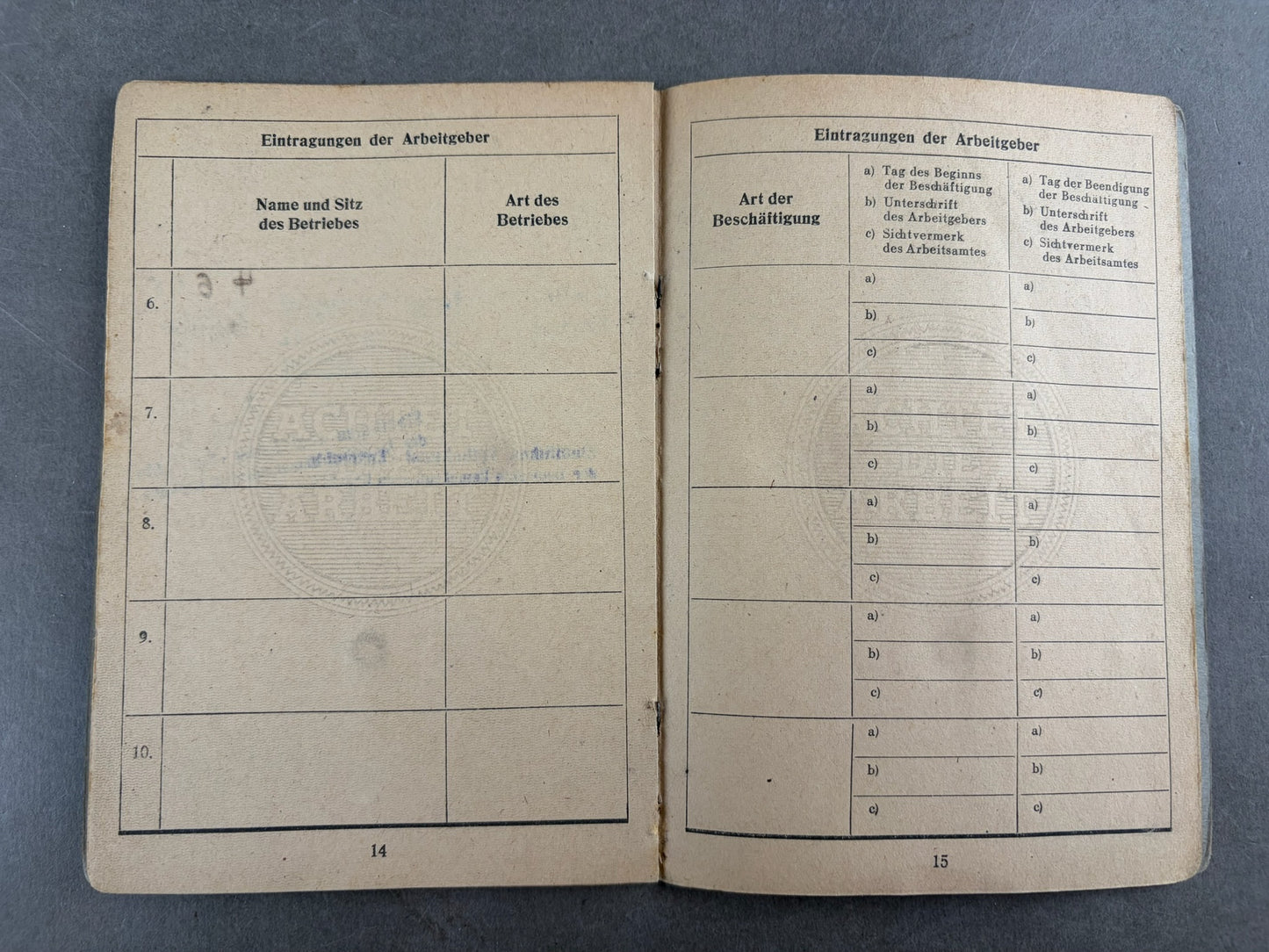 WW2 og Efterkrigs Tysk Blandet Lot. Original.