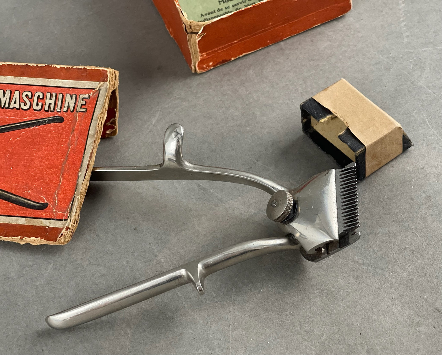 WW1/WW2 Tysk Barber-klipper. God til display. Original.