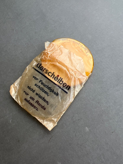 WW2 Tysk Ekstra Glas til Gasmasken. Original.