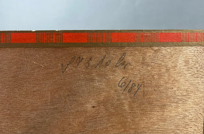 WW2 Tysk Cigar æske. Med banderole. Original.