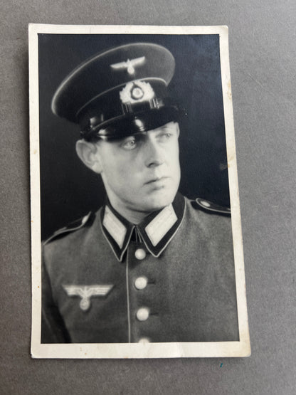 WW2 Tysk Wehrmacht Foto-Postkort. Original.