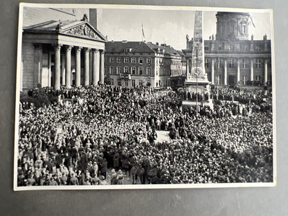 WW2 Tysk "Cigaretten Album" Billede. Mål: 12x17cm. Original.