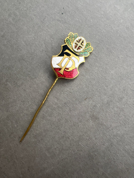 WW2 Tysk DT (Deutscher Turnerbund) Æres Medlemspin. Ses ikke tit. Original.