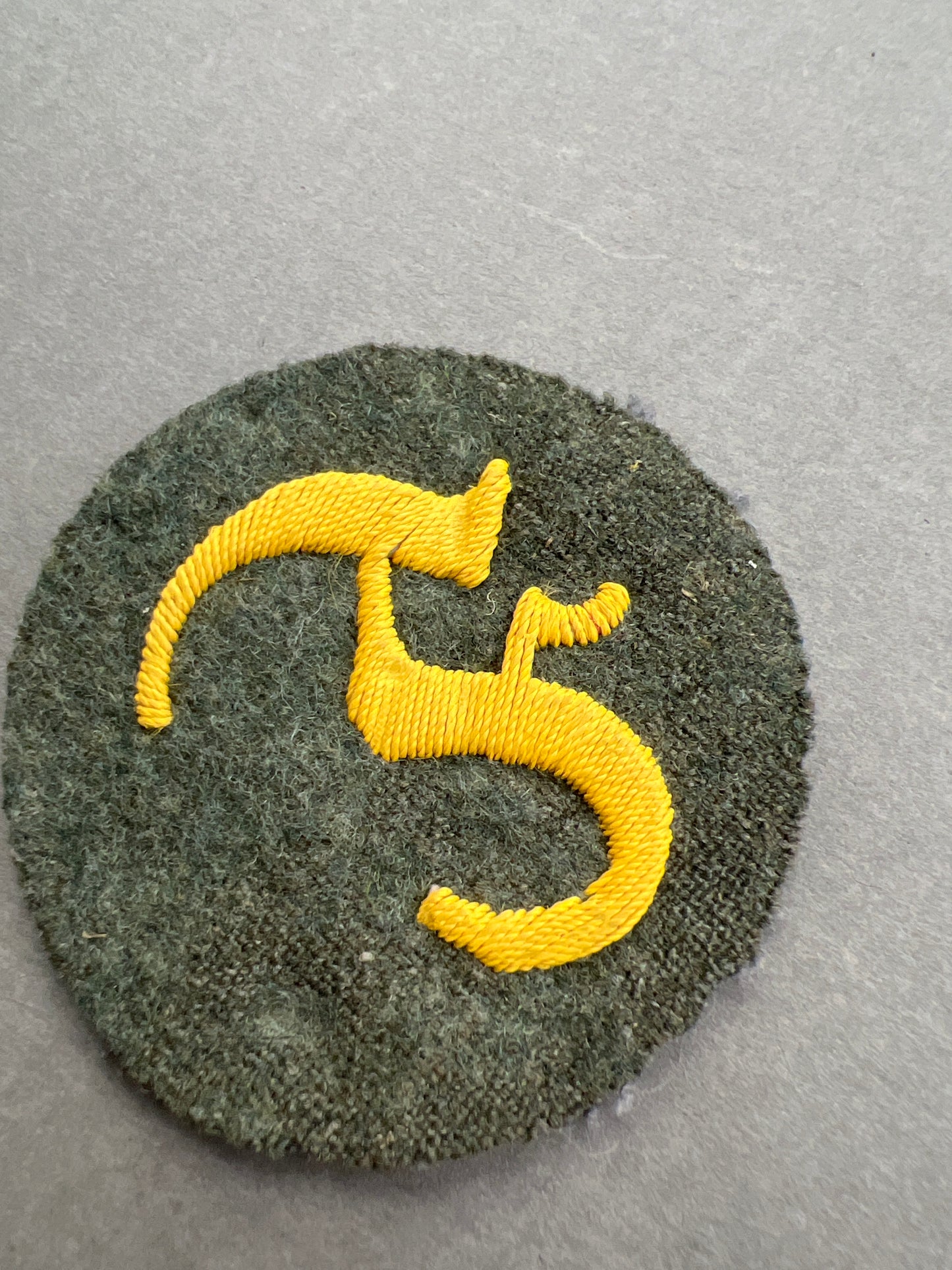 WW2 Tysk Wehrmacht Specialist Ærmemærke. Med fremstiller. Original.