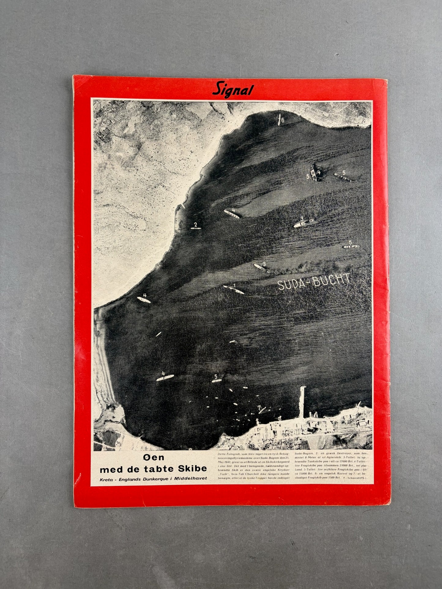 WW2 Tysk Signal Blad. Original.