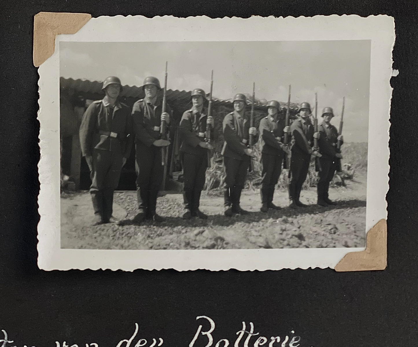 WW2 Tysk Wehrmacht Fotoalbum 1940'erne. MANGE(!) gode billeder fra felttoget i Frankrig. Original.