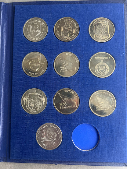 Østtysk DDR Erindringsmønter. Original.