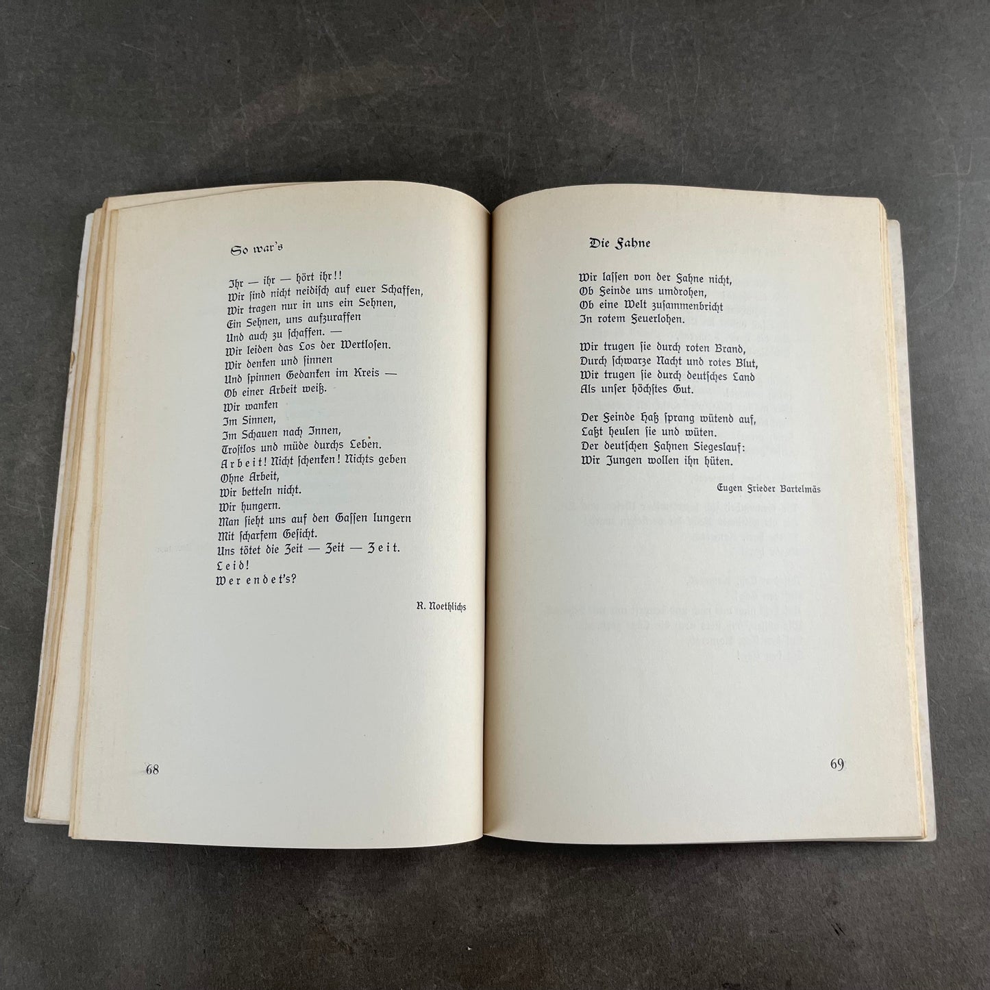 WW2 Tysk Tidlig HJ Sangbog. Sjælden. Original.
