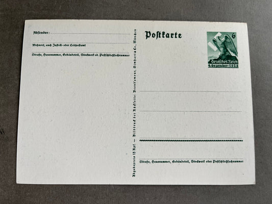 WW2 Tysk NSDAP Postkort. Original.
