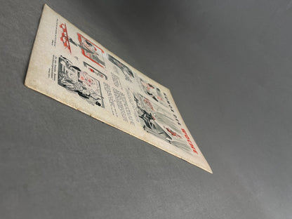 WW2 Tysk "Die Woche" Blad. Original.